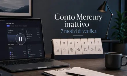 Conto Mercury inattivo