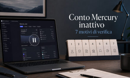 Conto Mercury inattivo: 7 motivi di verifica nel 2026